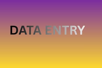 do data entry for business