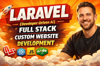 build a laravel rest API or web application for your business