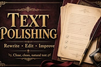 rewrite and polish your text for clarity and flow