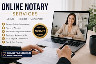 do remote online notary support for business documents