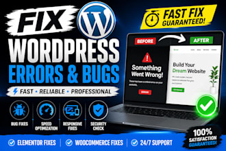fix your wordpress bugs fast and right