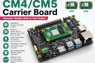 design raspberry pi cm4 cm5 carrier board and embedded pcb