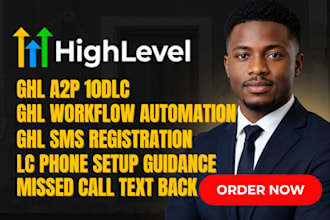 setup gohighlevel a2p 10dlc ghl sms registration workflow automation