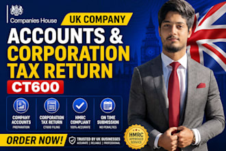 file UK company accounts and corporation tax return ct600