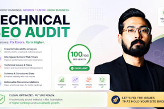 do full technical SEO audit and report