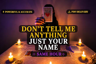 blind psychic reading, no questions asked, deep intuitive insights, spirit guide