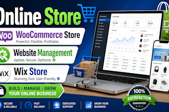 build wix website design, redesign wix website,wix online store setup