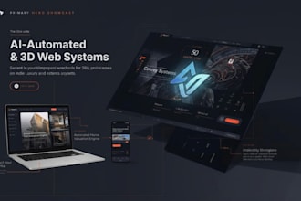 build a high performance website and can add ai intergrations
