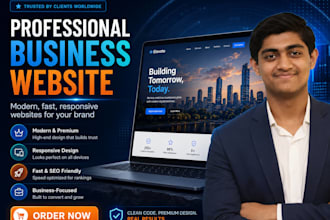 make professional website for business