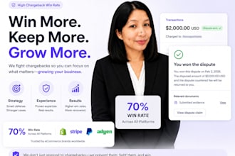 write a compelling chargeback rebuttal letter for any service disputes