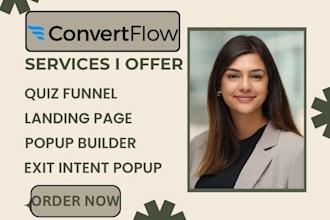 setup convertflow popup builder convertflow quiz funnel exit intent popup