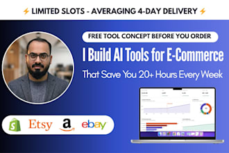 build ai automation tools for your shopify, etsy, or amazon store