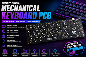 design custom mechanical keyboard pcb for your keyboard