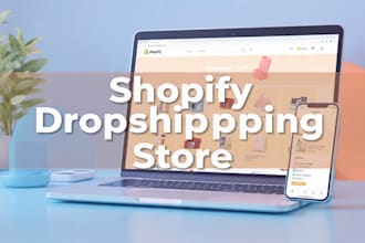 setup shopify dropshipping store and design shopify store