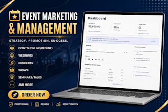 create a strategic event marketing plan and event promotion roadmap for growth