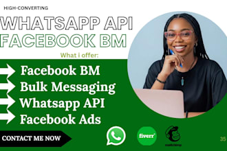 create facebook business manager for ads and whatsapp API