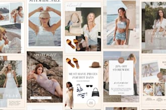 design canva klaviyo flyer poster banner social media email newsletter design