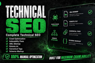 do technical SEO audit and fix technical issues
