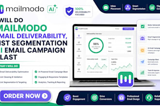 do mailmodo email deliverability, list segmentation ai email campaign blast