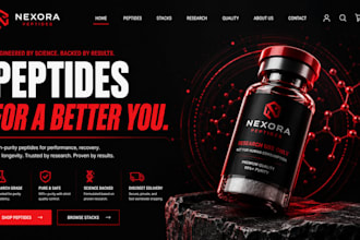 peptide website research peptide store supplement website nutraceutical