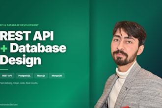 develop custom API servers and database integrations