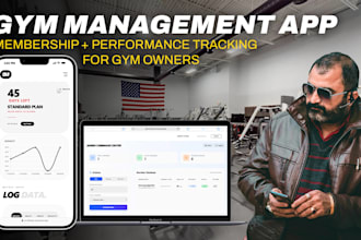 a gym membership tracking web app with admin dashboard