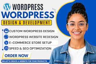design wordpress website landing page using elementor pro website development