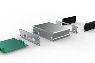 create custom 3d print enclosure design for electrical and electronics products