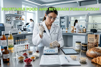 develop profitable food and beverage formulations for commercial production