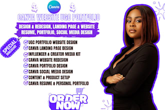 canva website ugc portfolio ugc portfolio website canva landing page ugc website