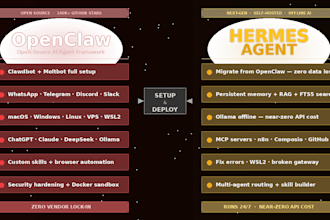 setup openclaw hermes multi agent ai bot assistant on windows macos vps