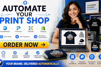 do deconetwork setup deconetwork store customization printshop automation