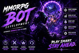 develop advanced game automation and anti cheat systems for mmos