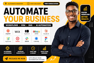 zapier wix typeform zoho claude ai ghl twilo sms slack calendly figma automation