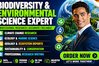 do biodiversity, environmental science, climate change and ecology research