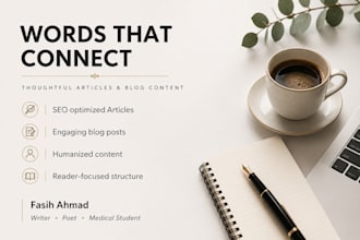 write engaging articles and blog content