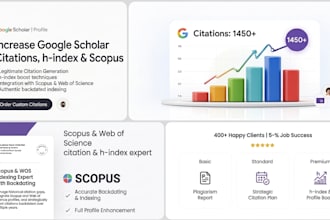 increase google scholar citation with h index and scopus with backdated citation