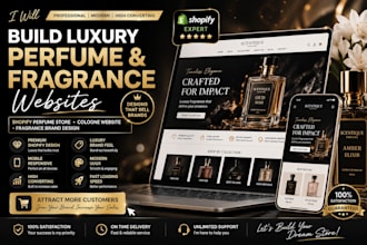 design perfume shopify store fragrance store cologne perfume website