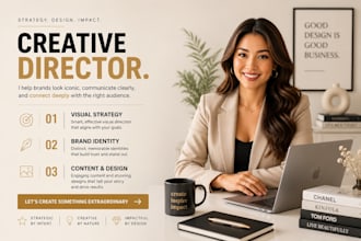 be your expert creative director for branding, social media and graphics