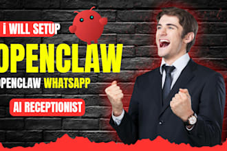 setup openclaw, openclaw whatsapp, ai receptionist, moltbot and hermes agent