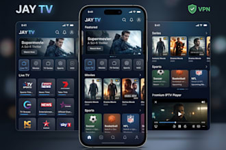 ios iptv app branding with vpn integration custom   app smarters pro web player