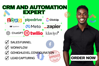 automate salesforce email SMS slack zoho  reminders follow up sequences workflow