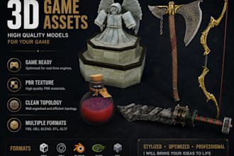 create stylized 3d assets for roblox