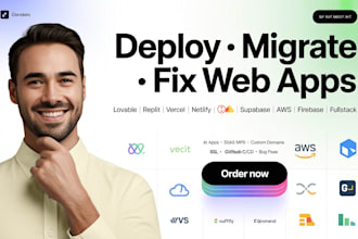 deploy migrate vercel to netlify replit to hipaa aws cloud lovable to fullstack