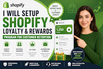 setup shopify loyalty and rewards program for customer retention
