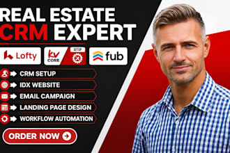 setup follow up boss lofty zoho crm chime kvcore for ghl real estate business