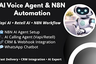 build n8n ai voice agent, vapi ai calling agent, retell ai reception