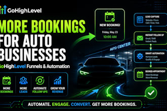 do gohighlevel website ghl funnel for car dealership auto repair ghl car rental