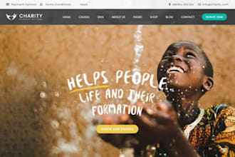 build healthcare nonprofit homecare website charity ngo 501c3 non profit website