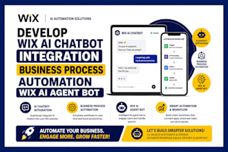 develop wix ai chatbot integration business process automation wix ai agent bot